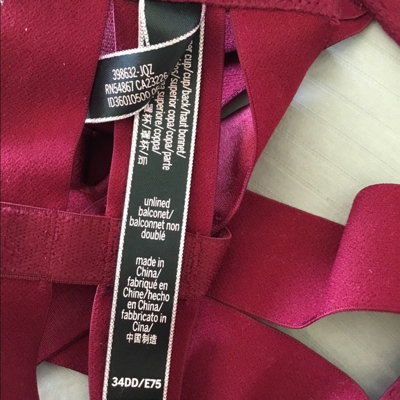 Victoria’s Secret Strappy Open Cup Demi Bra NWOT - Picture 3 of 8